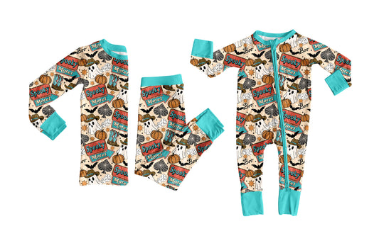 25.7.17 custom each style moq 5eta 4-6week Sibling Sister boots pumpkin baby boy long sleeve pants sets and rompers match family design
