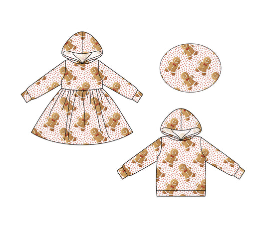 25.6.21 custom each style moq 5eta 4-6week Sibling Sisters Christmas baby girls long sleeve dress and top match family design