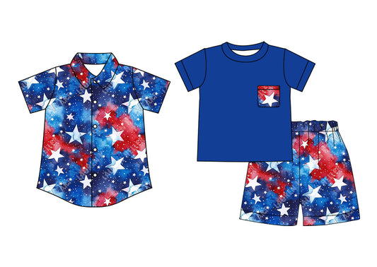 2.17 custom each style moq 5eta 4-6week Sibling Sister stars baby boy sets and top match family design