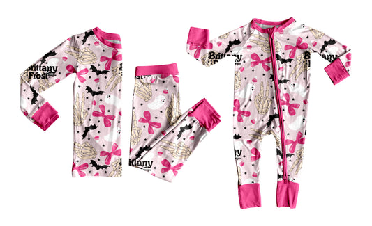 25.7.23 custom each style moq 5eta 4-6week Sibling Sister bow baby girl long sleeve pants sets and rompers match family design