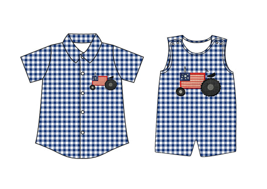 3.22 custom each style moq 5eta 4-6week Sibling Sister baby boy rompers and top match family design