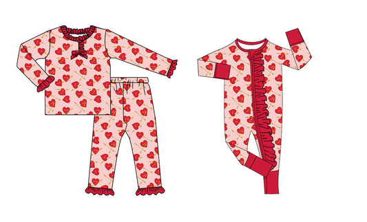 25.9.3 custom each style moq 5eta 4-6week Sibling Sisters love baby girl clothes long sleeve pants sets and romper match family design