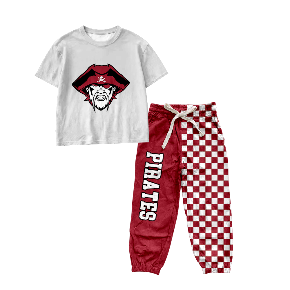 custom moq 5 mix size MSD070808 Baby Boys Short Sleeve Shirt Top Checked Long Pants Casual Set