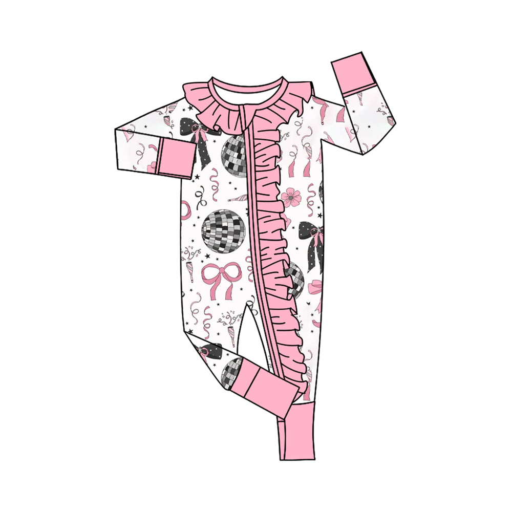 25.9.2 custom each style moq 5eta 4-6week Sibling Sisters happy new year baby girl clothes long sleeve pants sets and romper match family design