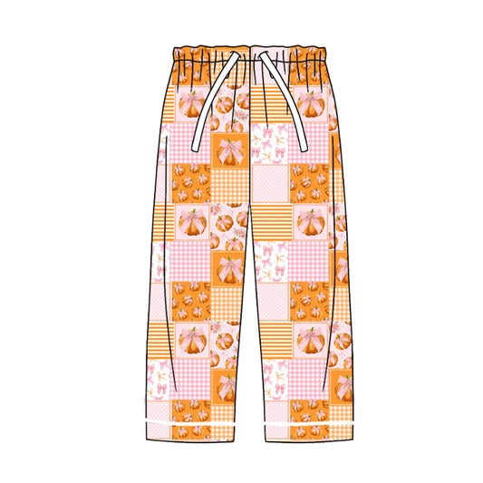 8.3 custom each style moq 5eta 4-6week adult clothes pumpkin pink and orange long pants adult man pants