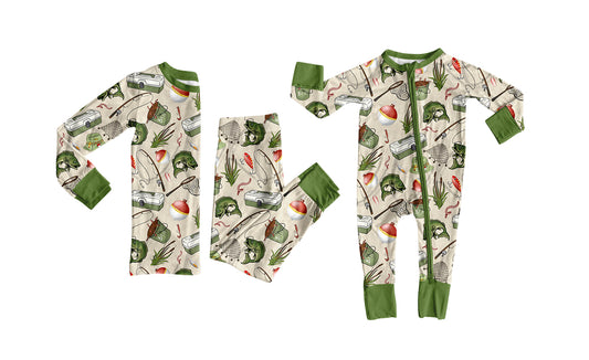 25.8.7 custom each style moq 5eta 4-6week Sibling Sister fish baby boy long sleeve pants sets and rompers match family design