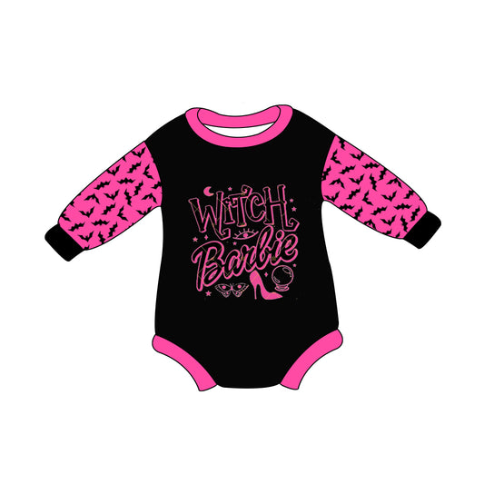7.31 custom each style moq 5eta 4-6week  baby girls cloths black and rose red long sleeve rompers