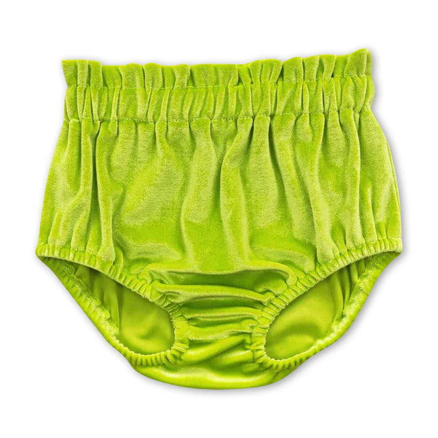 RTS NO MOQ Sibling Baby Girls Velvet Bummies Bottoms
