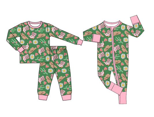 25.6.10 custom each style moq 5eta 4-6week Sibling Sisters boots hat baby boy long sleeve pants sets and rompers match family design