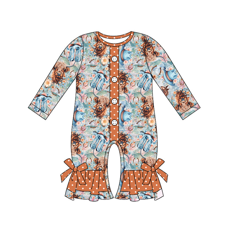 7.26 custom each style moq 5eta 4-6week Sibling Sister alpine orange baby girls sets and dress and rompers match family design