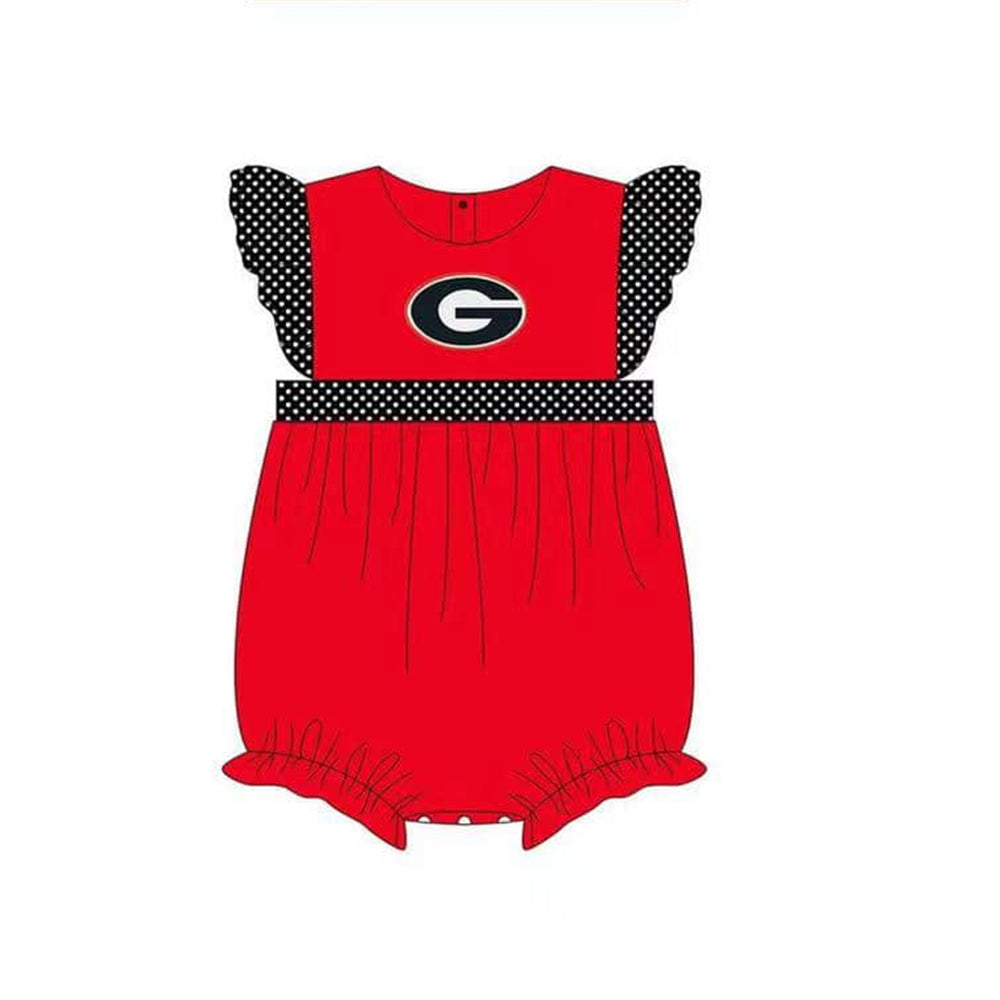 Custom MOQ 3 MIX SIZE ETA 6-7weeks GG GEORGIA red match dress and top clothing