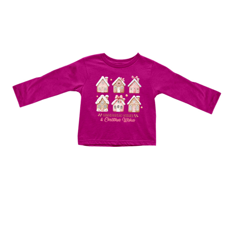 7.22 custom each style moq 5 eta 4-6week baby boys clothes Christmas rose red long sleeve top