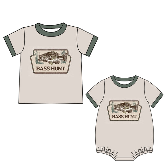 4.21 custom each style moq 5eta 4-6week Sibling Sister fish baby boy short sleeve rompers and top match family design