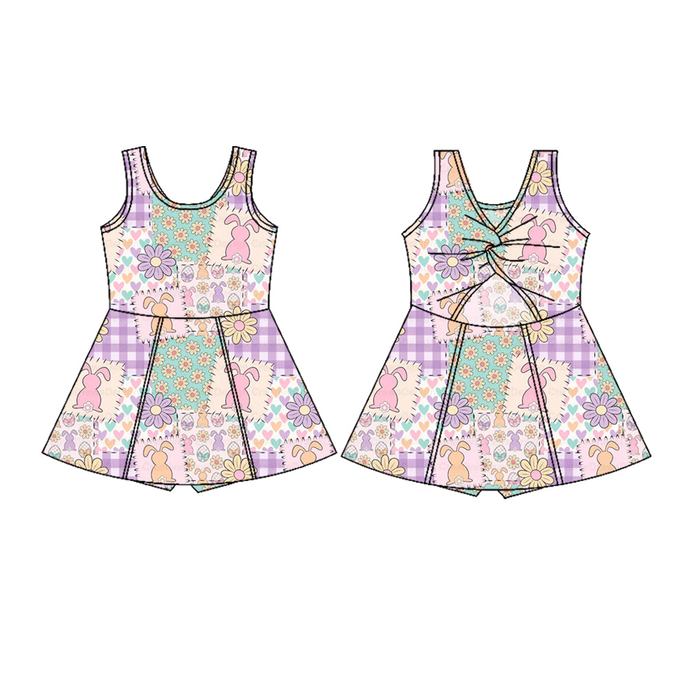 25.10.29 custom each style moq 5 eta 6-8week Sibling Sister baby girl sleeveless dress 4 match design