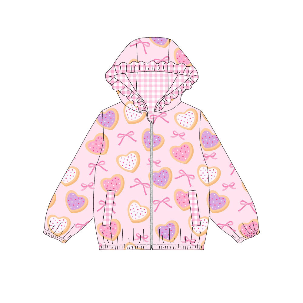 25.9.6 custom each style moq 5eta 4-6week Sibling Sisters bow baby girl hooded long sleeve top 4 match family design