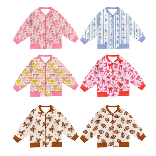 25.9.18 custom each style moq 8 eta 6-8week Sibling Sisters baby girl long sleeve top 6 match family design