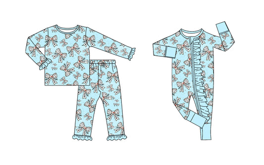 25.8.4 custom each style moq 5eta 4-6week Sibling Sister bow baby girl long sleeve pants sets and rompers match family design