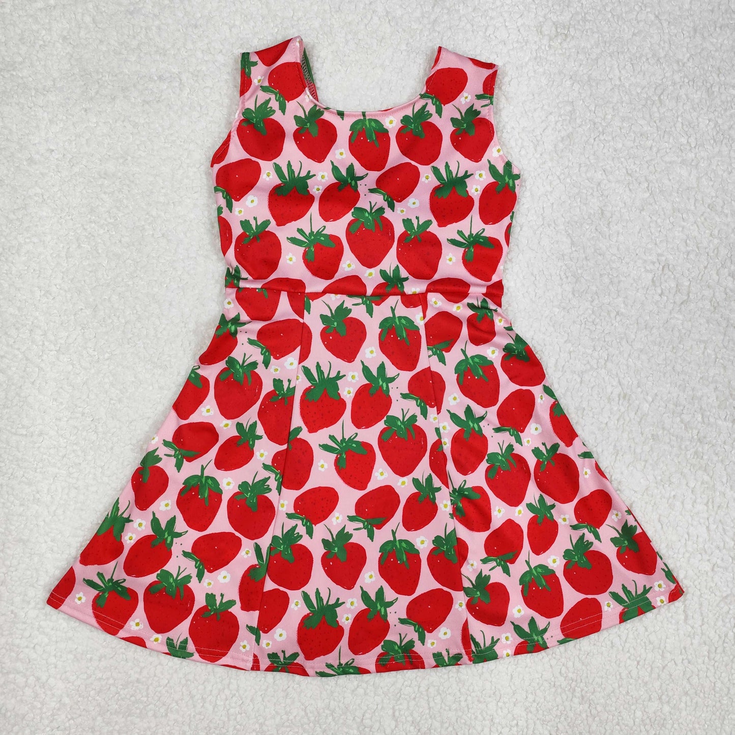 RTS NO MOQ baby girl clothes yoga floral short-sleeved skirt sets