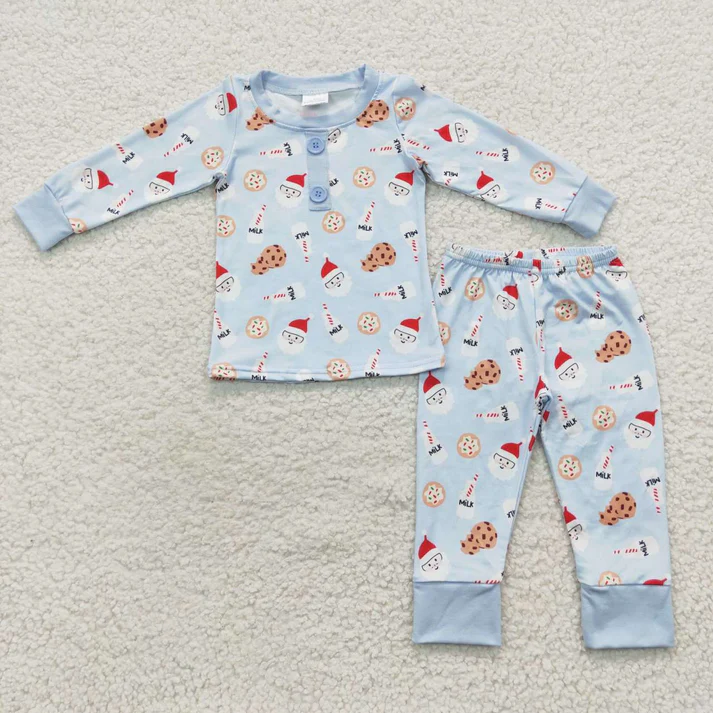 RTS NO MOQ Sibling Baby girls clothes Christmas long-sleeved trousers suit & rompers