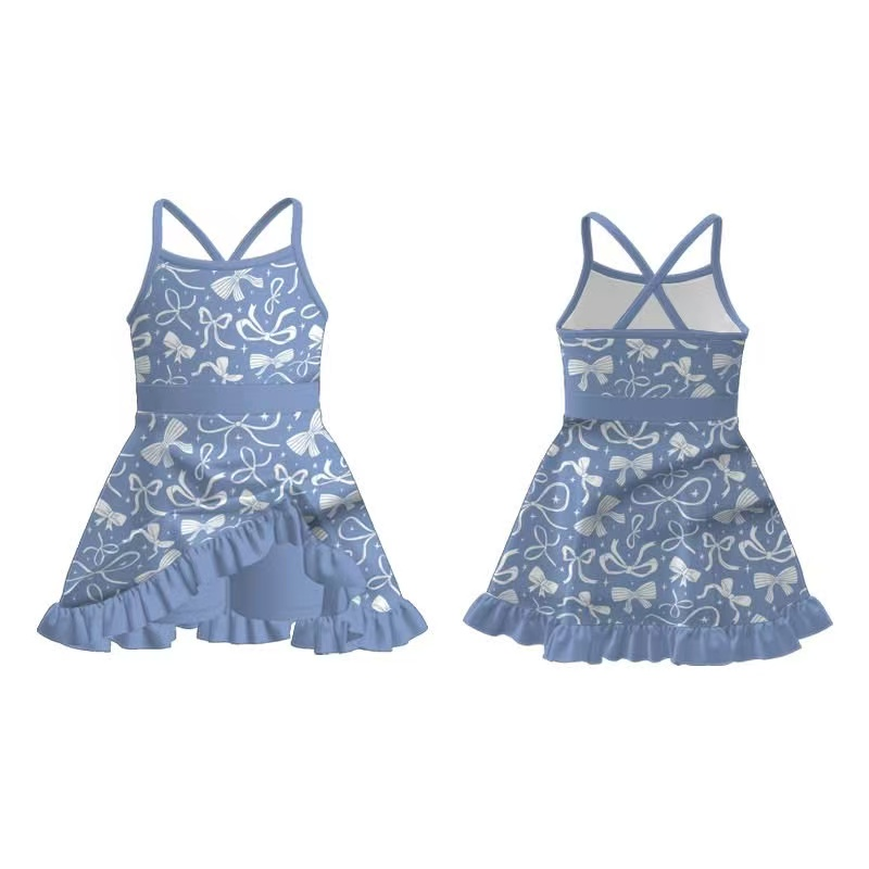 Custom moq 5 each style eta 6-7weeks milk silk baby girls summer short sleeve dresses