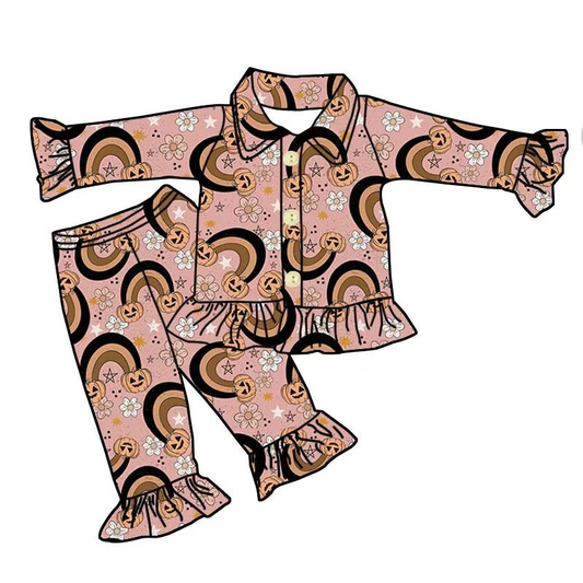 Custom moq 5 each style eta 6-7weeks bab girl clothes long sleeve pants sets 4-25.8.2