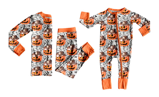 25.7.7 custom each style moq 5eta 4-6week Sibling Sister pumpkin baby girl long sleeve pants sets and rompers match family design