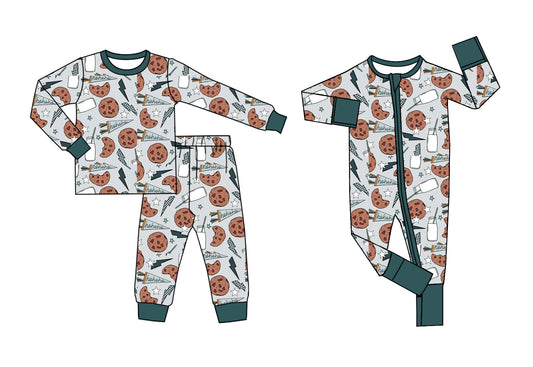25.5.8 custom each style moq 5eta 4-6week Sibling Sisters Christmas biscuit baby boy long sleeve pants sets and rompers match family design