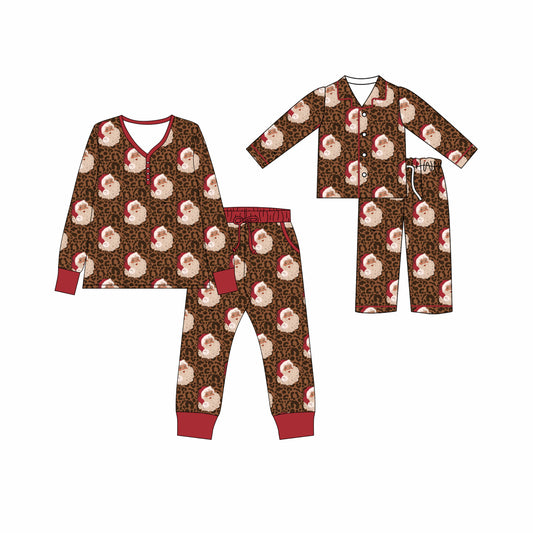 25.5.13 custom each style moq 5eta 4-6week Sibling Sister Christmas long sleeve pants sets and adult sets match design