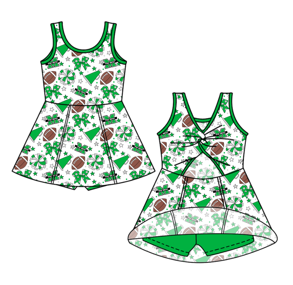 Custom moq 5 mix size milk silk summer teams Baby Girls Stars Bows Shorts Knee-Length Yoga Active Dress Clothing