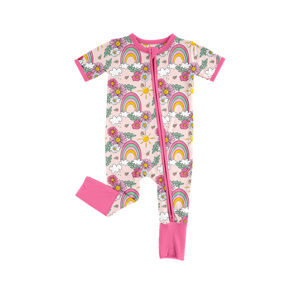 10.17 custom each style moq 5eta 4-6week Sibling Sister SASSY LITTLE SOUL floral pink baby girl sets and dress and rompers match family desig
