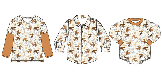 25.6.3 custom each style moq 5eta 4-6week Sibling Sister Christmas baby boy long sleeve rompers and long sleeve top 1 and top 2 match family design