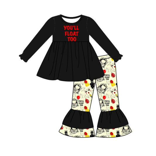 5.22 custom each style moq 5eta 4-5week Sibling Sister ghost girls outfits and baby romper match family design