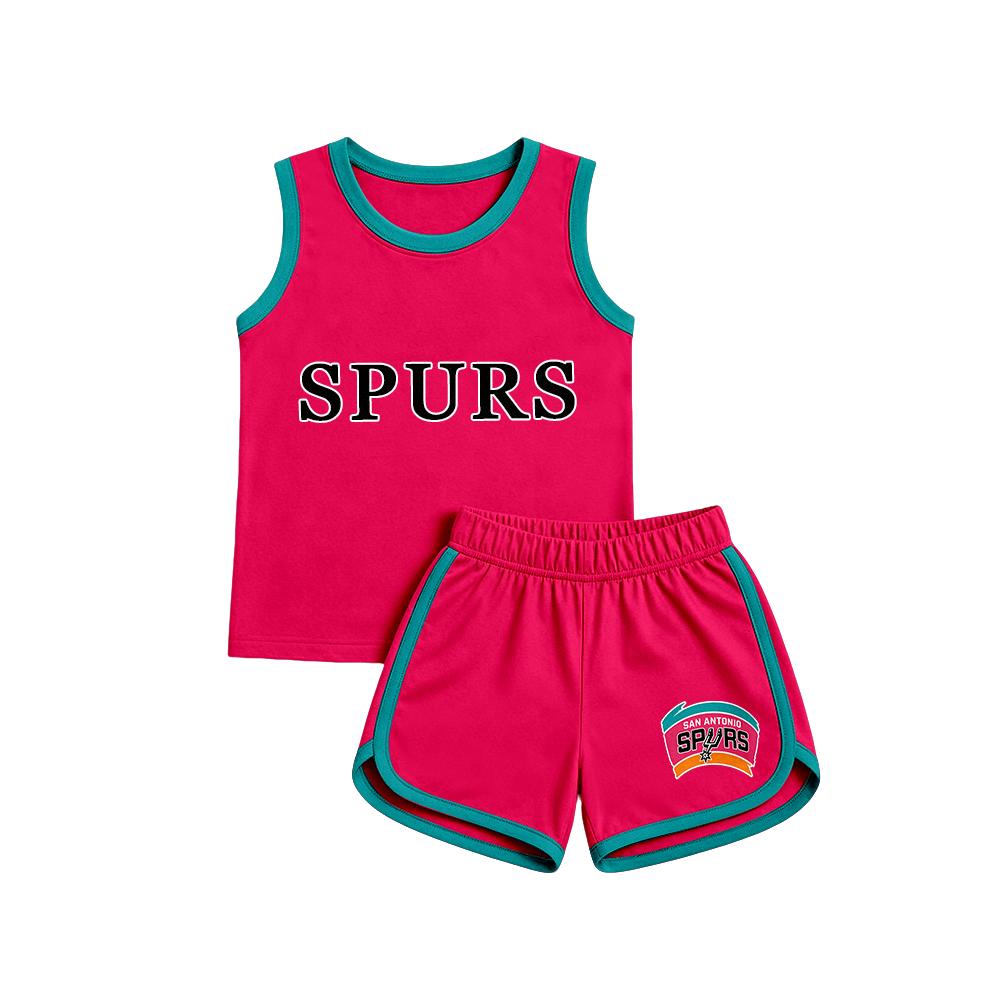 custom moq 5 mix size MSD072208 Baby Toddler Summer Casual Sleeveless Top Shorts Team Set