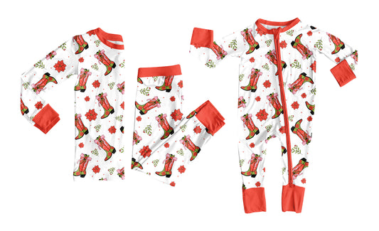 25.6.19 custom each style moq 5eta 4-6week Sibling Sisters boots bow baby girl long sleeve pants sets and rompers match family design