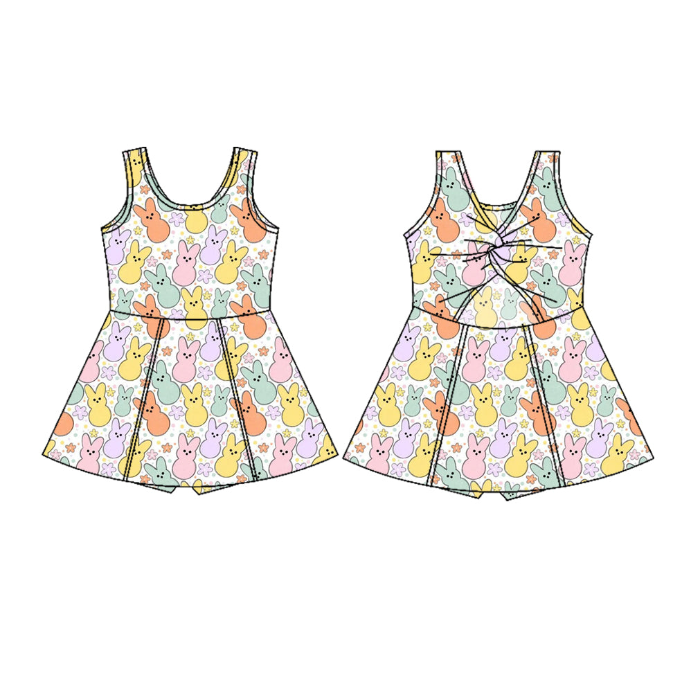 25.10.29 custom each style moq 5 eta 6-8week Sibling Sister baby girl sleeveless dress 4 match design