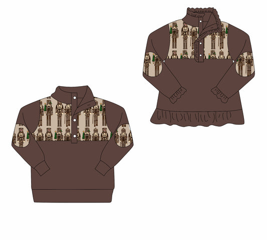 25.8.27 custom each style moq 5eta 4-6week Sibling Sister Christmas baby boy long sleeve top 2