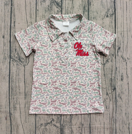 Custom moq 5 mix size milk silk baby boys clothes team camouflage summer short sleeve top-25.11.20