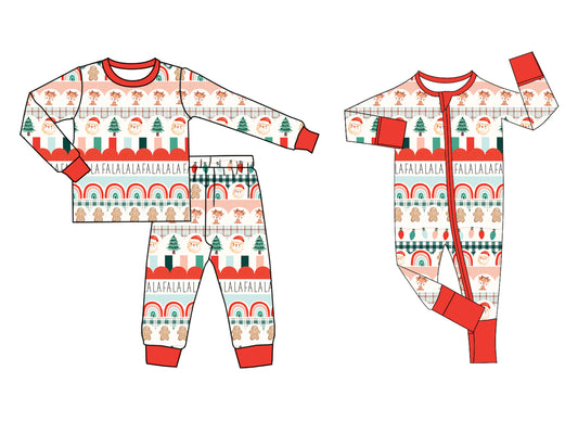 25.6.2 custom each style moq 5eta 4-6week Sibling Sisters Christmas baby boy long sleeve pants sets and rompers match family design