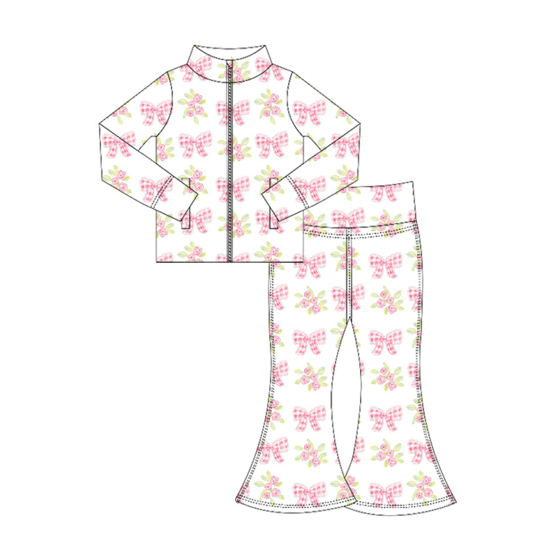 25.7.10 custom each style moq 5eta 4-6week Sibling Sisters baby girl long sleeve pants sets