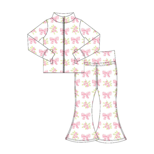 25.7.10 custom each style moq 5eta 4-6week Sibling Sisters baby girl long sleeve pants sets