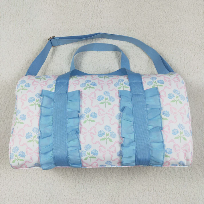 RTS NO MOQ baby kids clothes Floral summer kids backpack