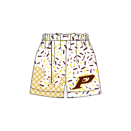 custom moq 3 eta 6-8weeks baby boys clothes team colors summer shorts