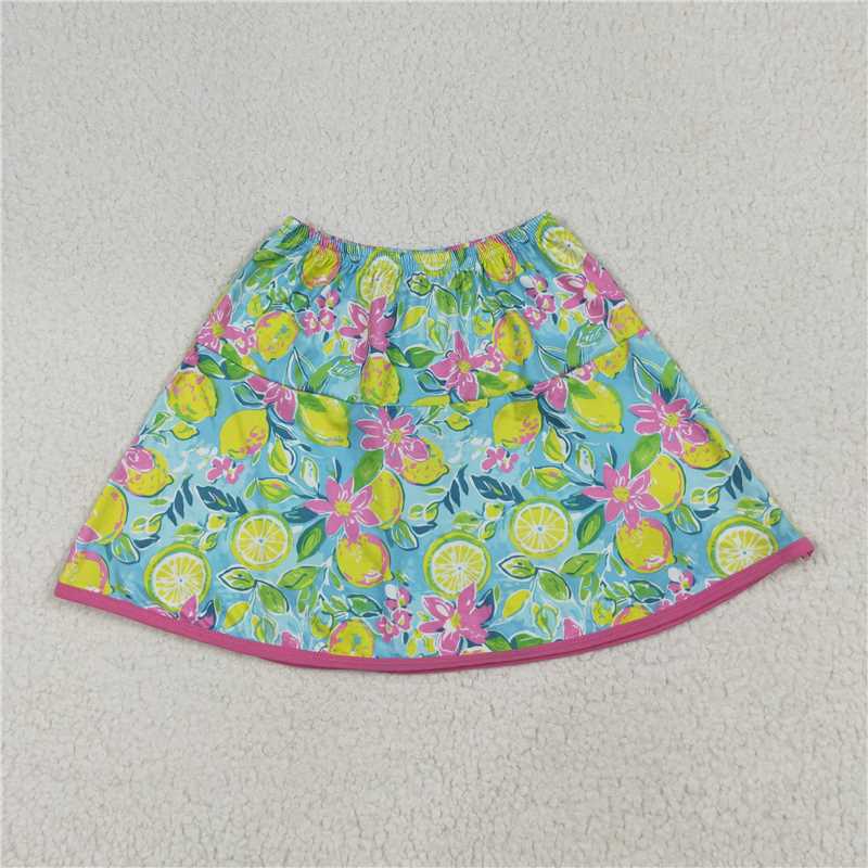 SALES  NEW  Baby Girls Lemon Summer Skirt Bottoms