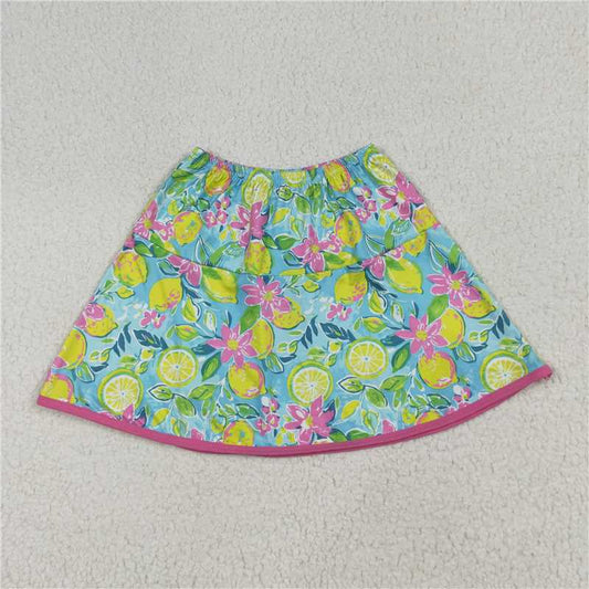 SALES  NEW  Baby Girls Lemon Summer Skirt Bottoms