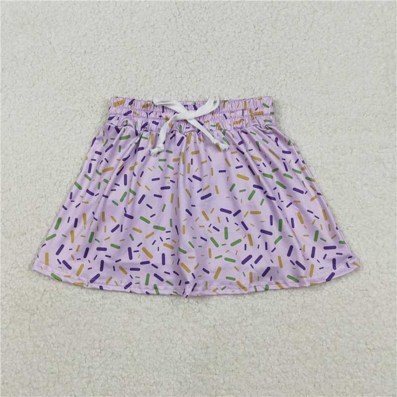 RTS NO MOQ Sibling baby girl clothes ice cream hooded long-Sleeve skirts sets and Tops and skirts