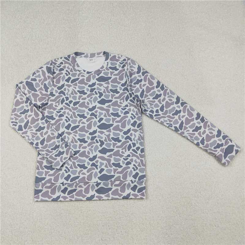RTS NO MOQ Sibling Adults women clothes yoga camouflage Long Sleeve Tops and pants and set