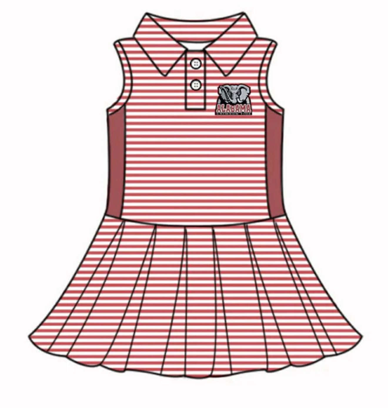 Custom moq 5 each style eta 6-7weeks baby girl clothes team Striped Red striped elephant
