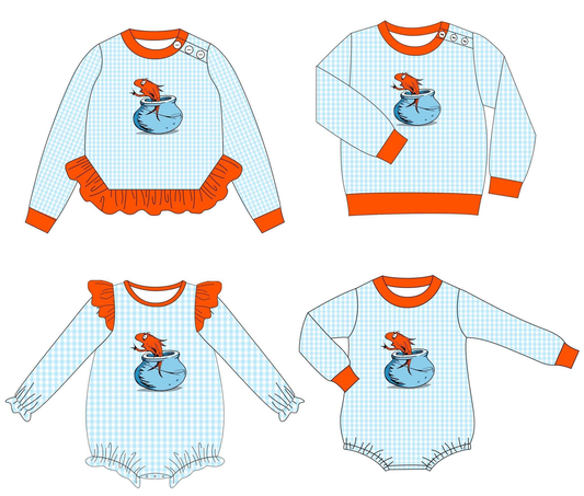Custom moq 5 each style eta 6-7weeks baby girl clothes long sleeve tops and romper-25.7.25