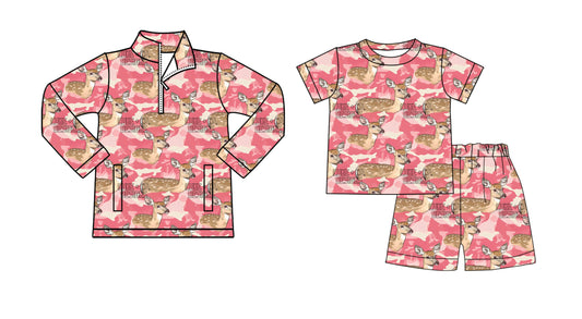 25.10.4 custom each style moq 8 eta 6-8week Sibling Sister deer baby short sleeve shorts sets and top match design