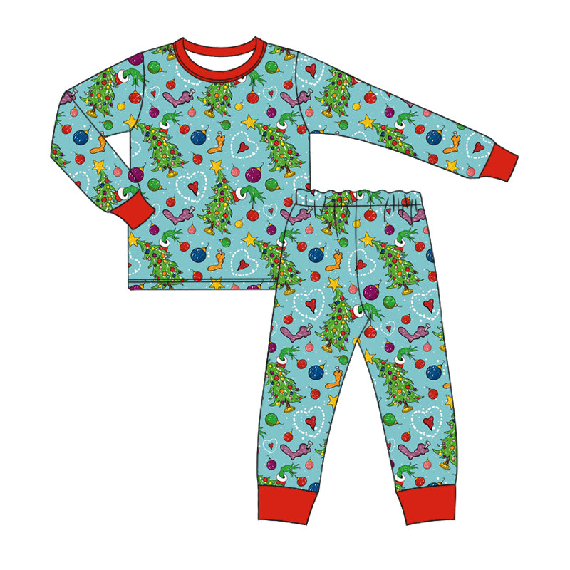8.29 custom each style moq 5eta 4-6week Sibling Sister Christmas baby boy sets and rompers match family design